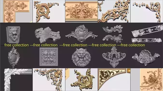 Ornaments classical decoration - free 3D print model