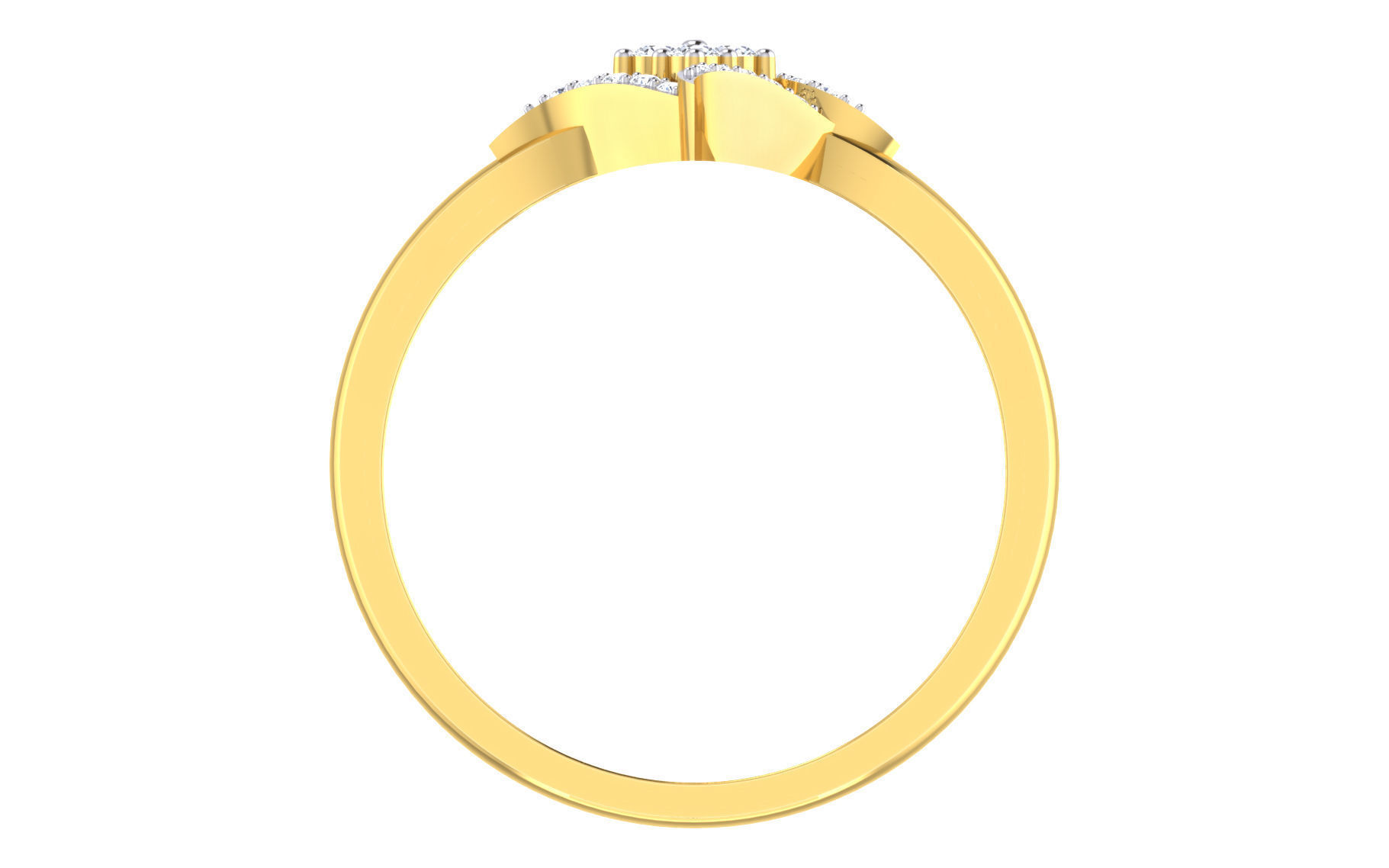 Women Ring Render 3dm STL OBJ FBX Details 3D print model_3