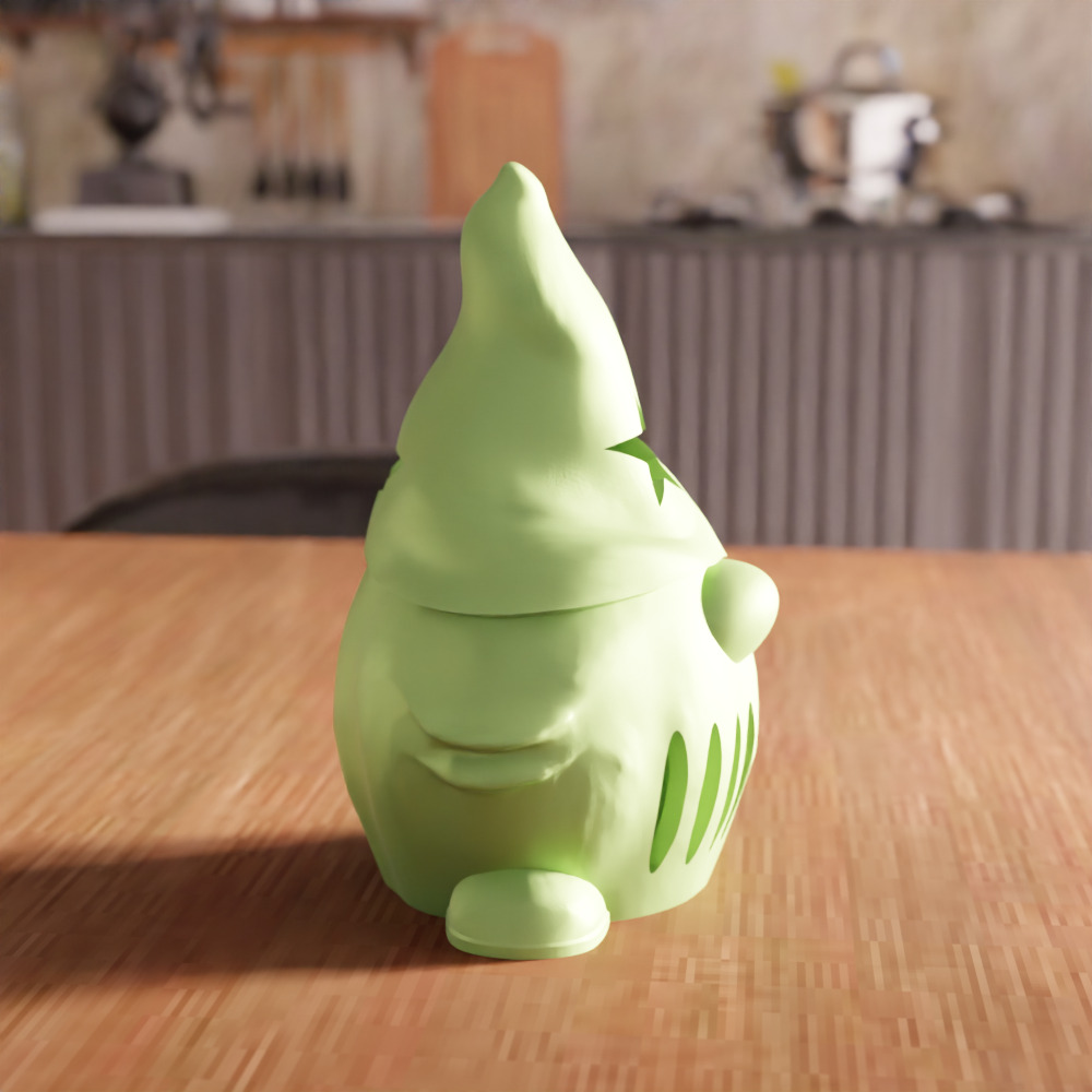 Christmas Gnome Tea Light - 242 3D print model_4