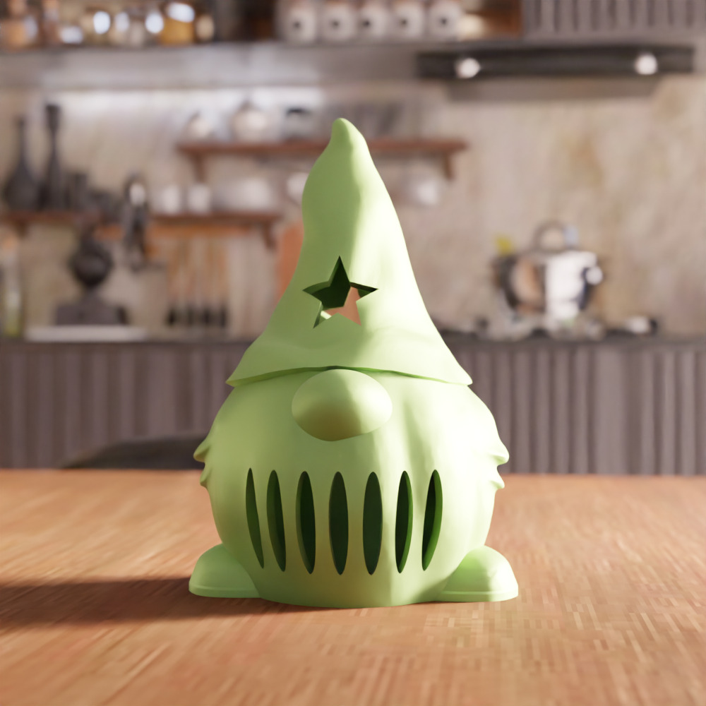 Christmas Gnome Tea Light - 242 3D print model_5