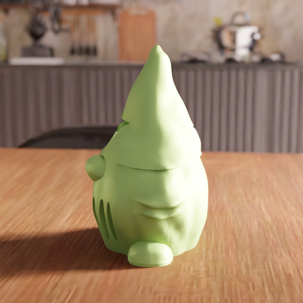 Christmas Gnome Tea Light - 242 3D print model_1