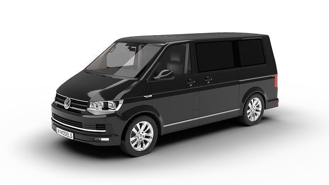 Volkswagen T6 Transporter 2019 3d model  3D model