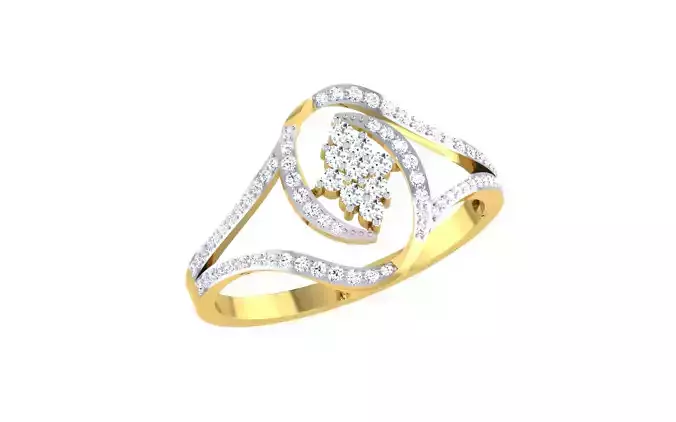 Women Ring Render 3dm STL OBJ FBX Details