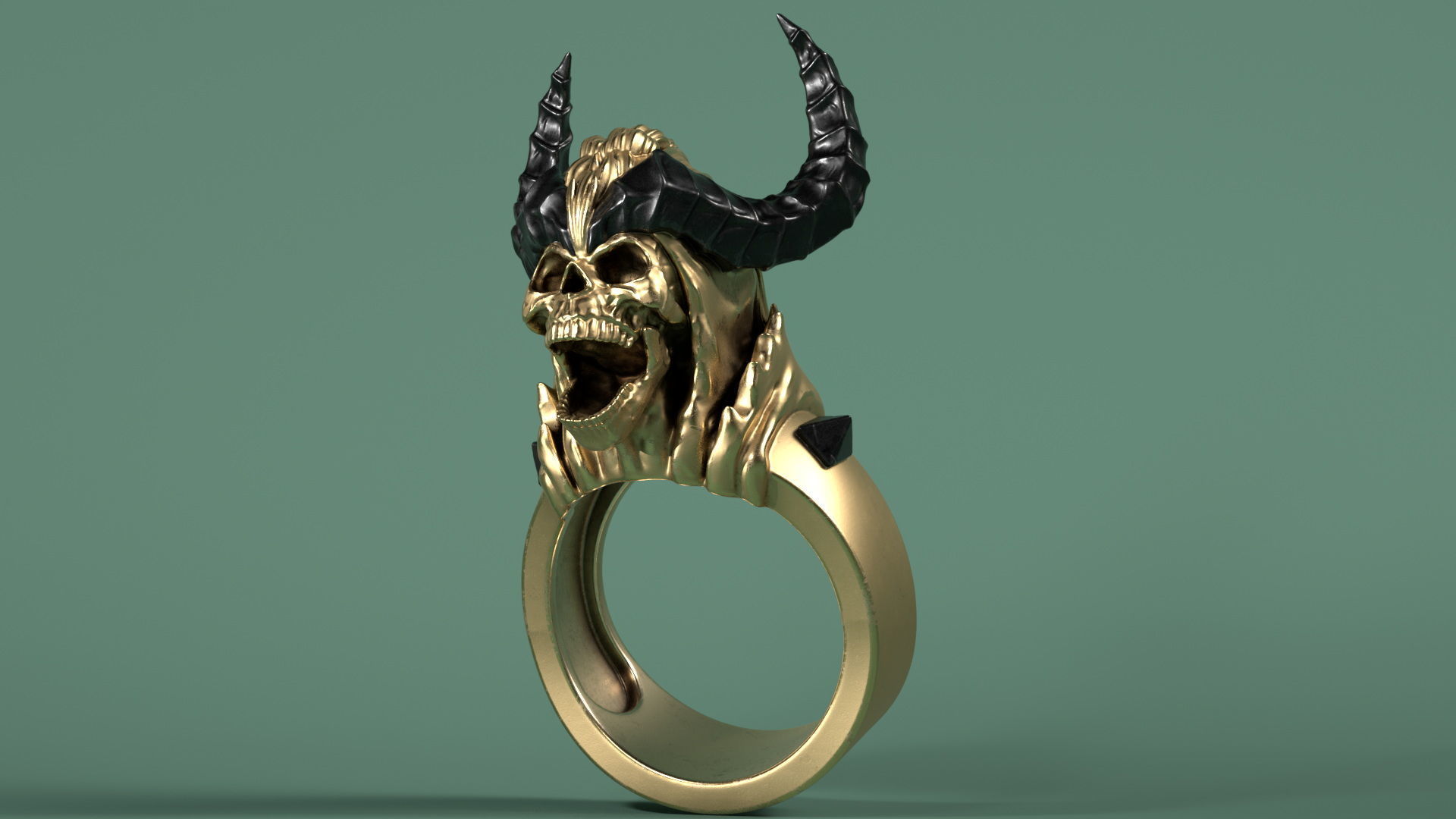 Night Reaper Ring 3D print model_16
