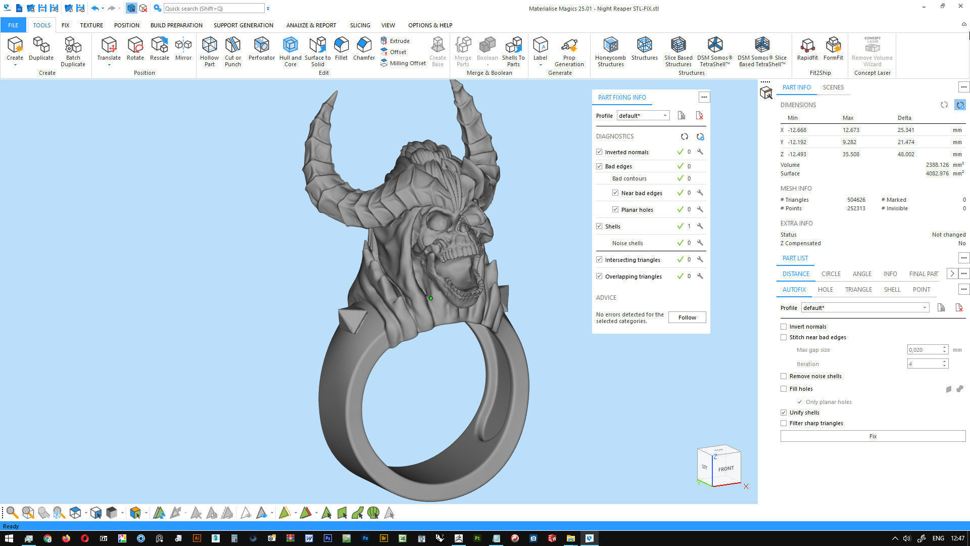 Night Reaper Ring 3D print model_6