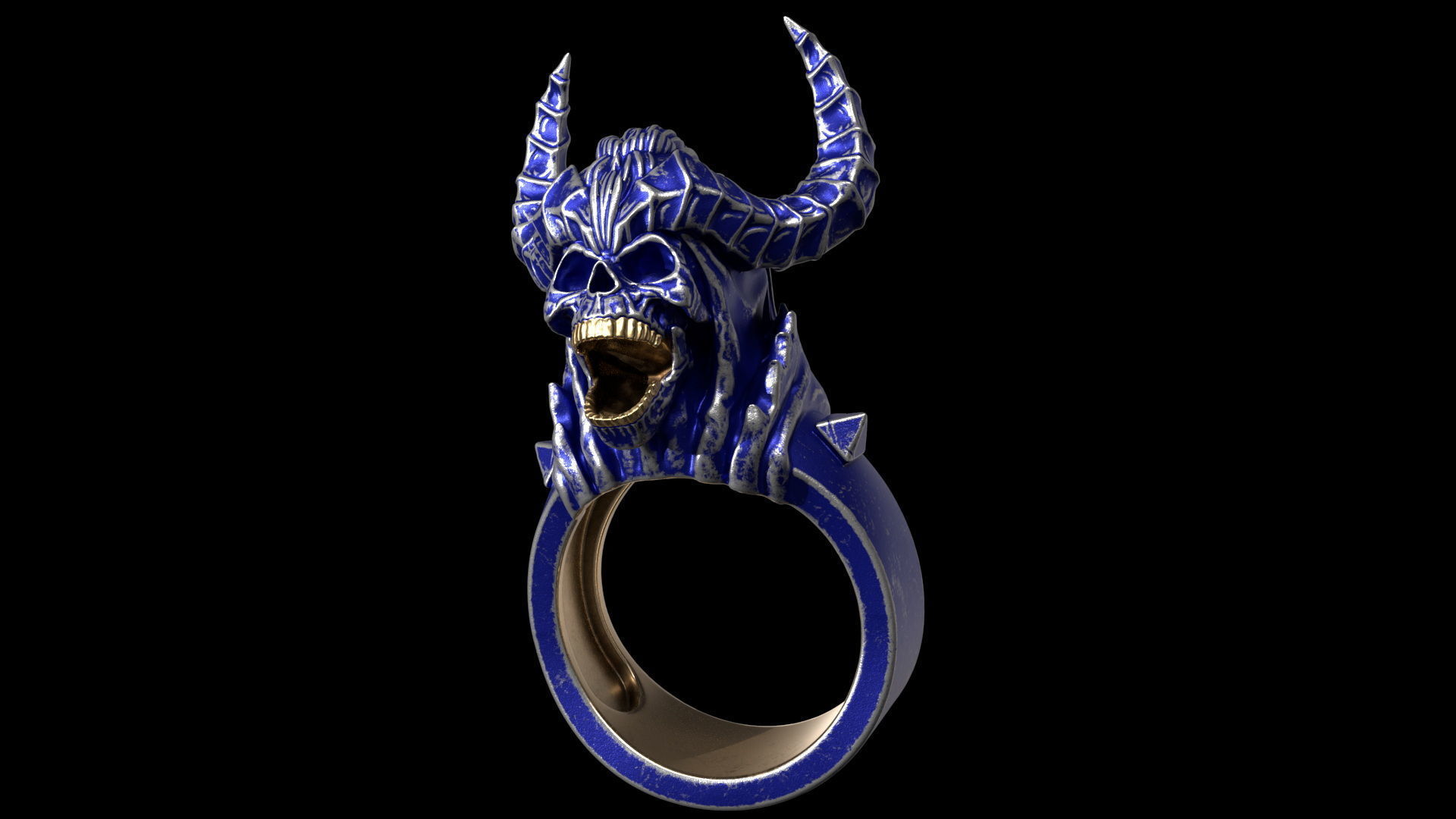 Night Reaper Ring 3D print model_17