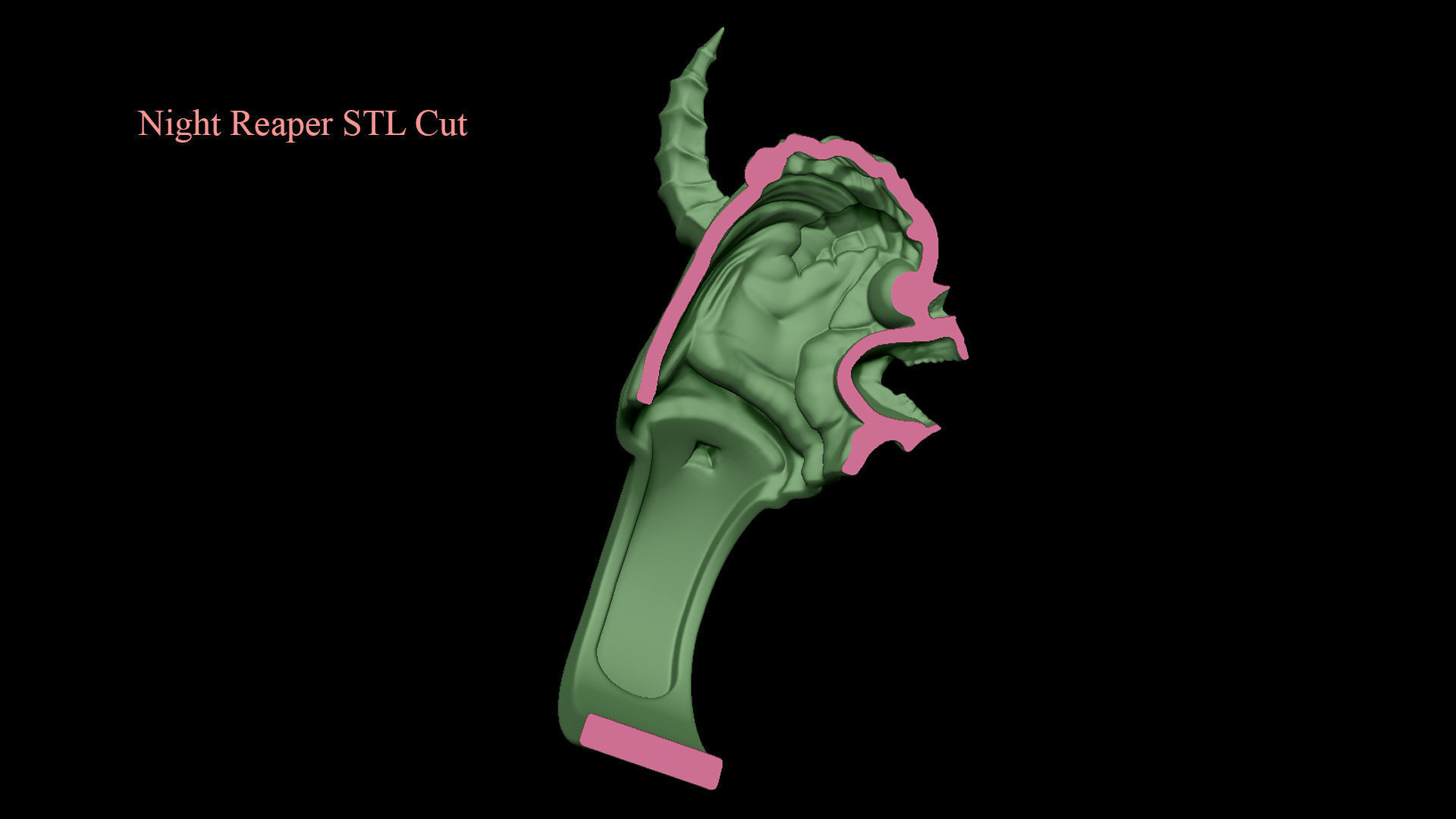 Night Reaper Ring 3D print model_15