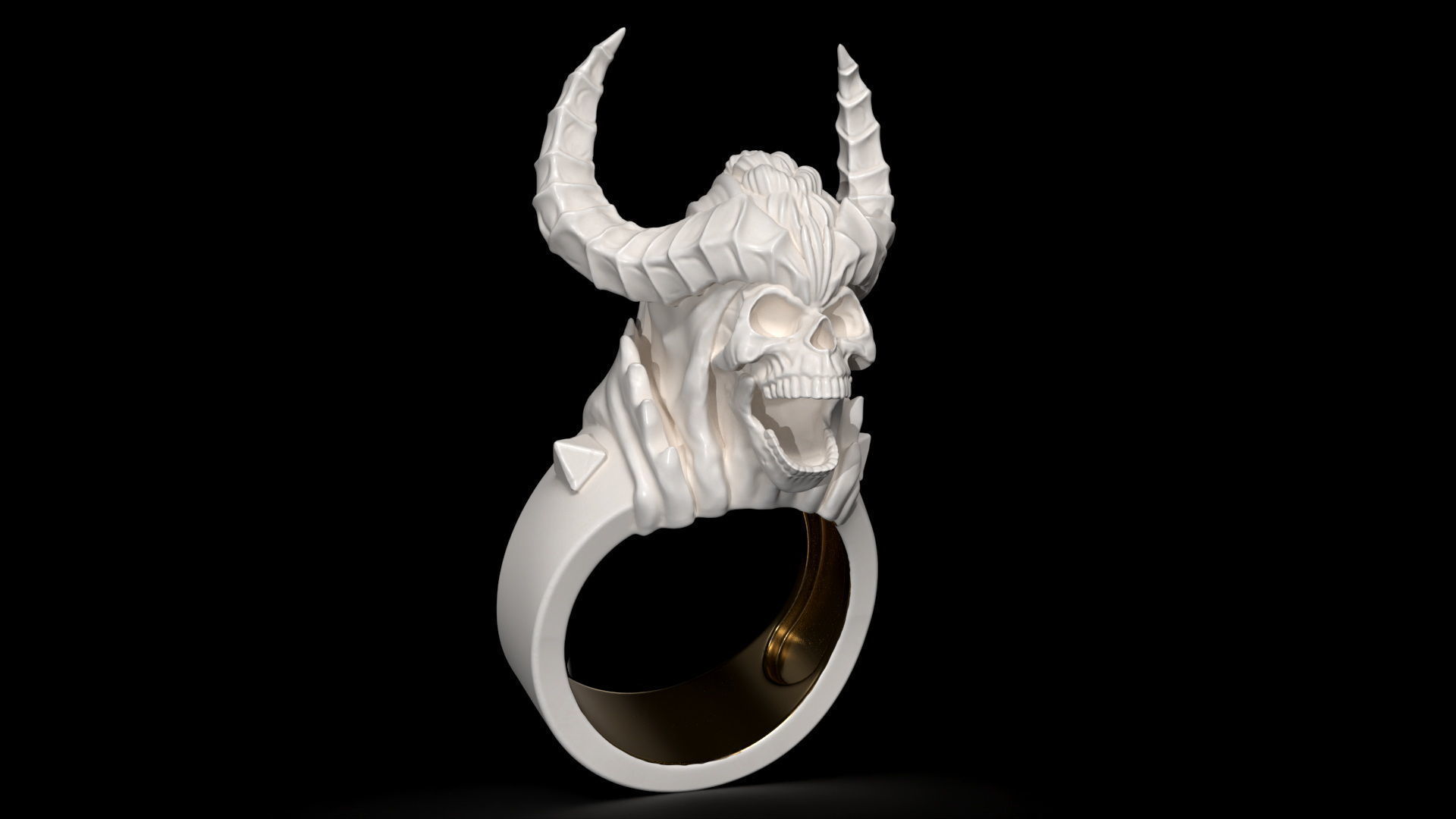 Night Reaper Ring 3D print model_1