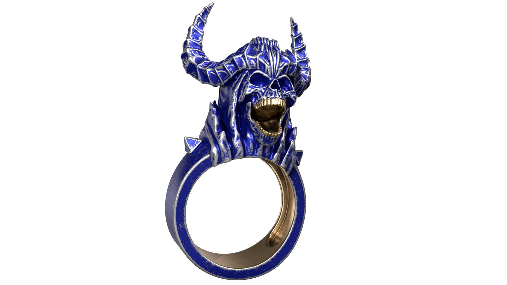 Night Reaper Ring 3D print model_9