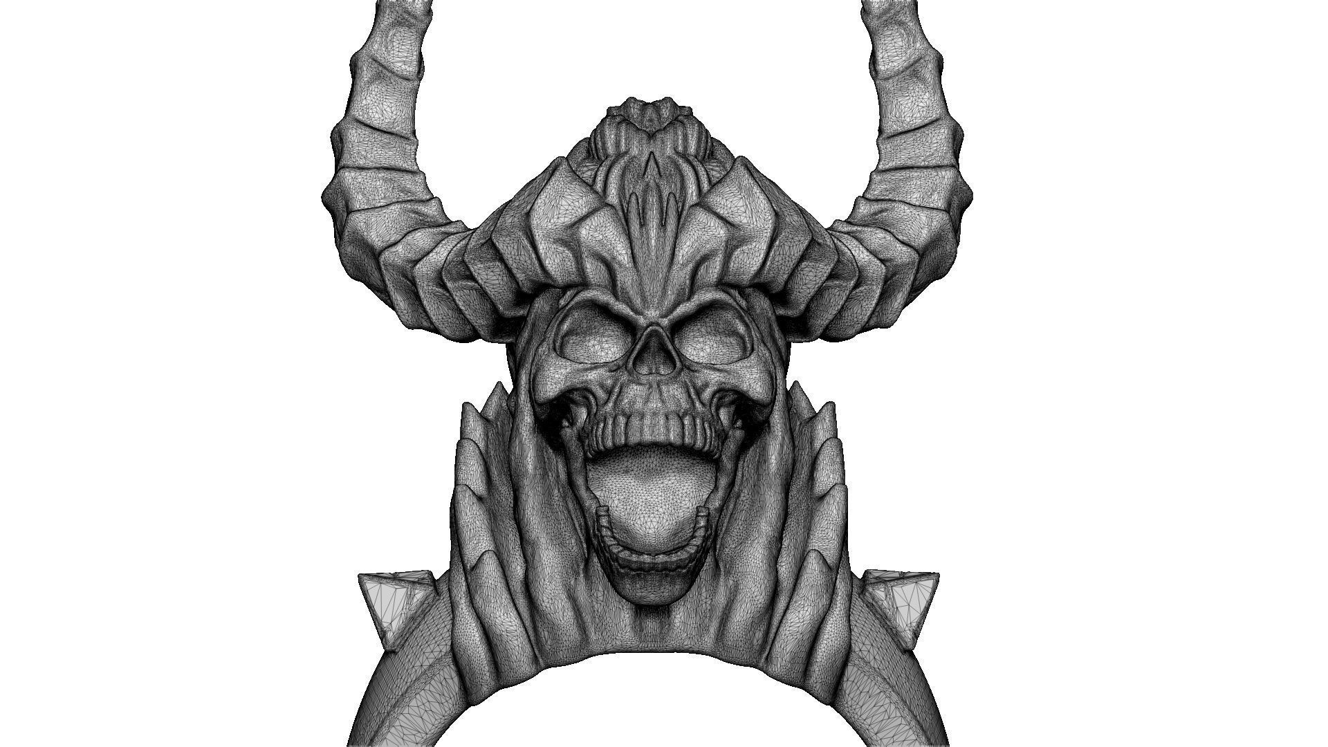 Night Reaper Ring 3D print model_2