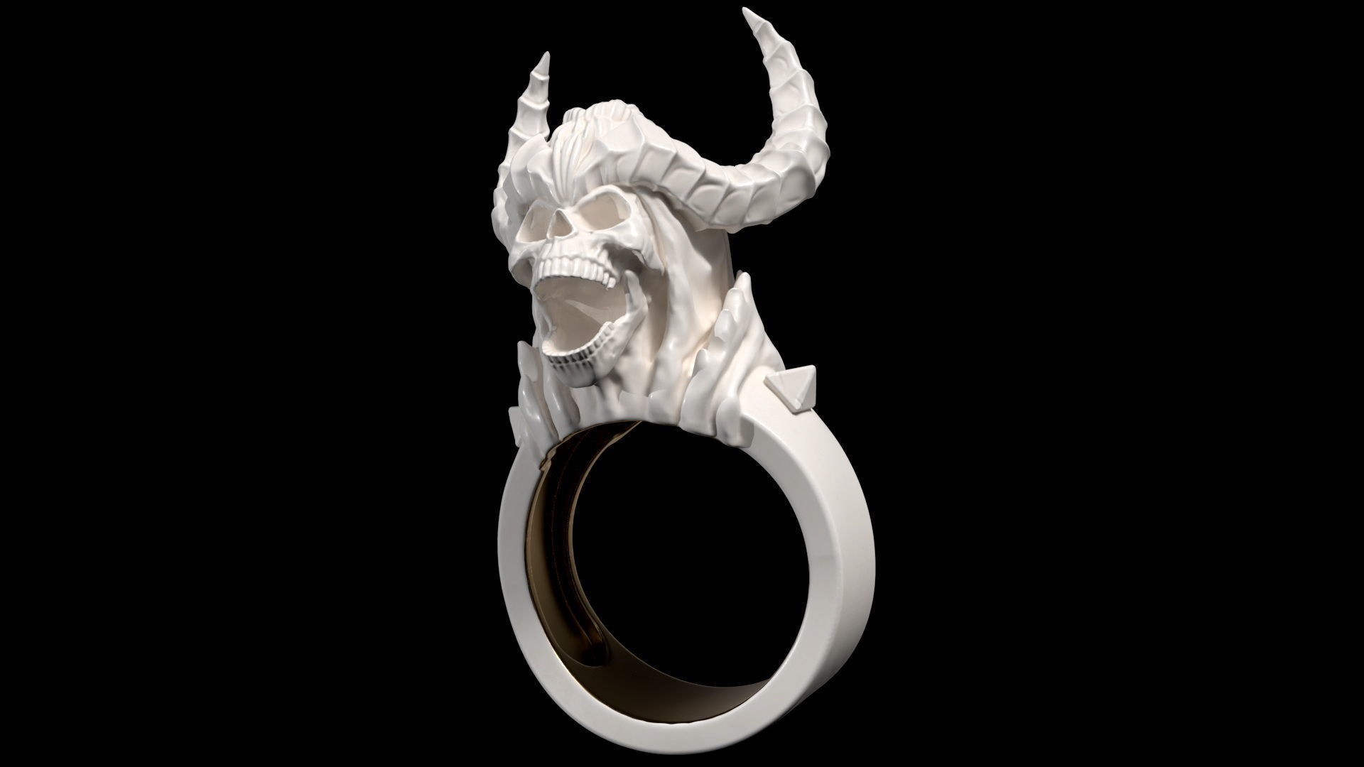 Night Reaper Ring 3D print model_7