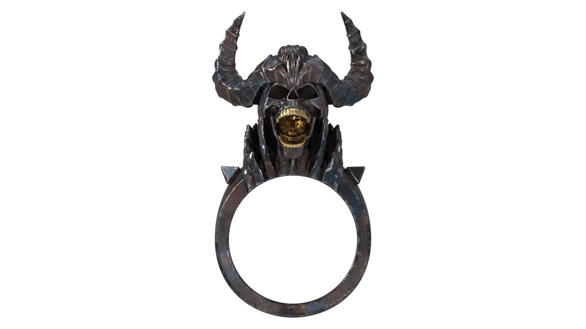 Night Reaper Ring 3D print model_5