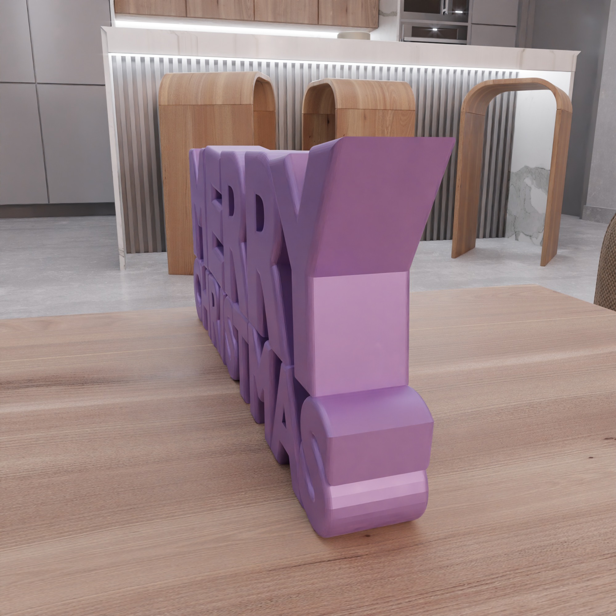 Merry Christmas Text - 239 3D print model_11