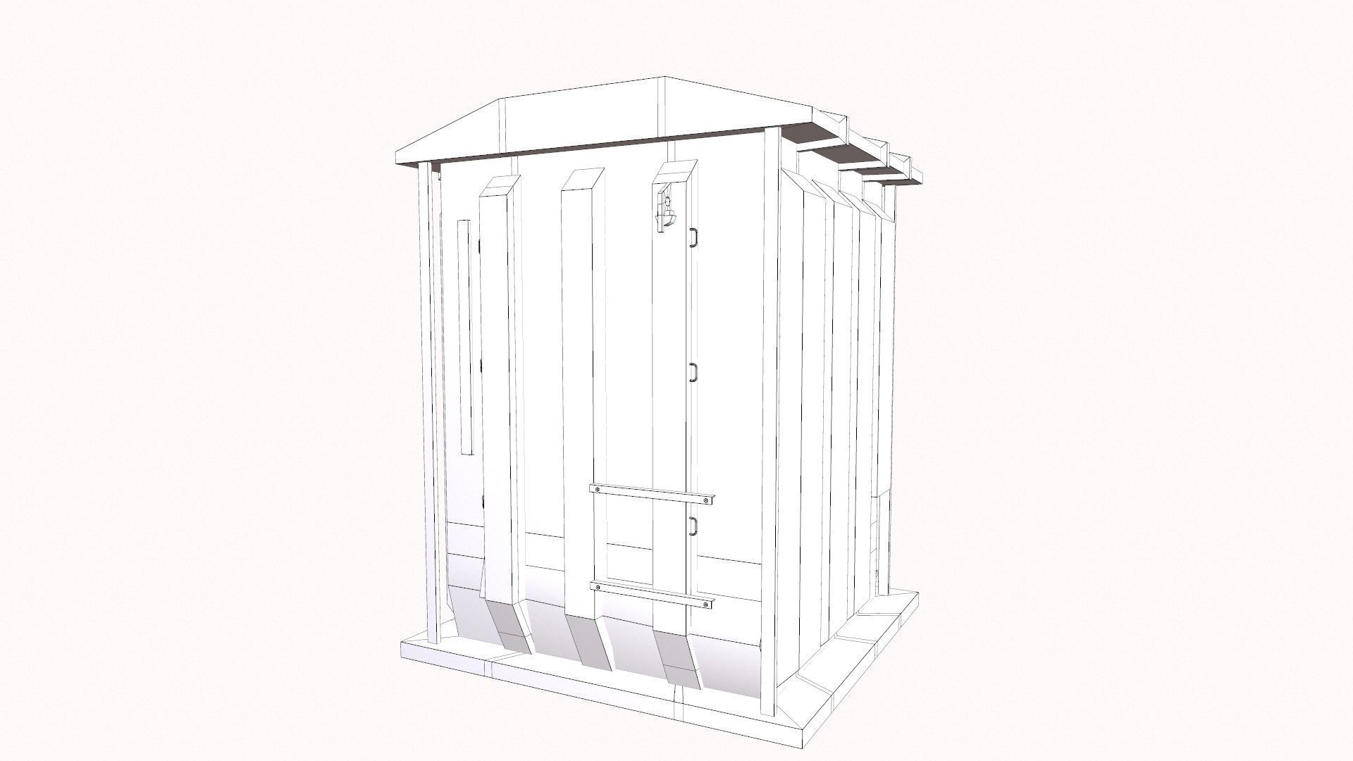 Reactor Low-poly 3D model_11