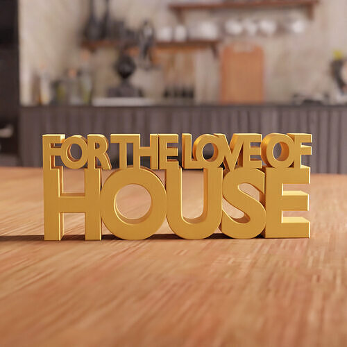 For The Love Of House - 238 3D print model