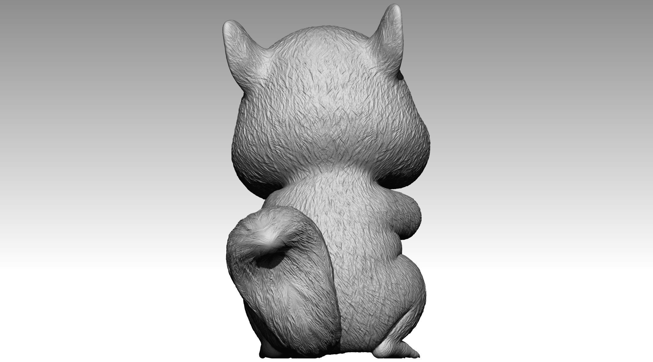 Cute squirrel 4 3D print model_2