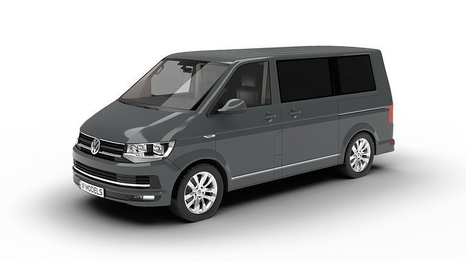 Volkswagen T6 Transporter 2019 3d model  3D model