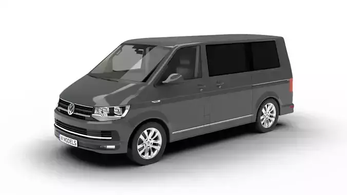Volkswagen T6 Transporter 2019 3d model 