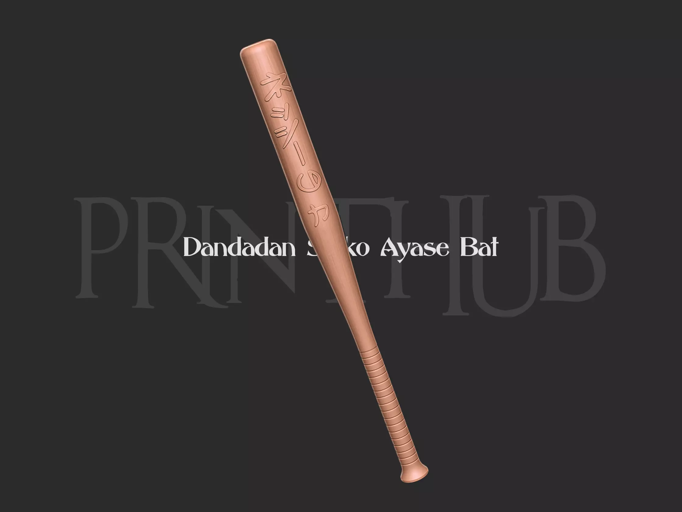 Dandadan Seiko Ayase Bat for cosplay 3D print model