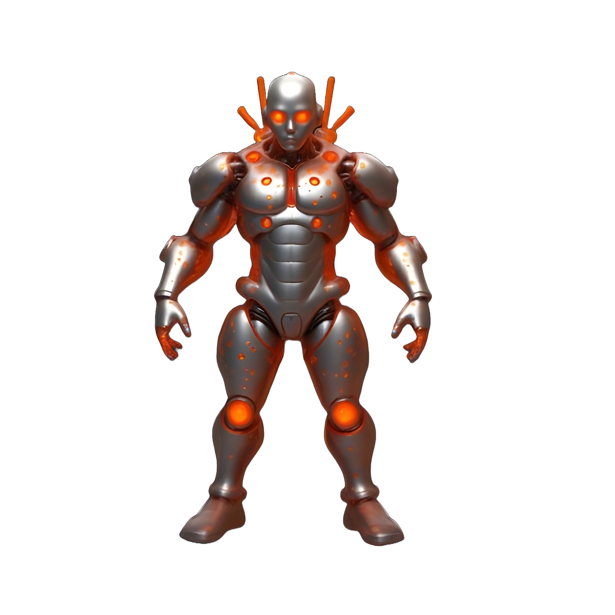 Cybernetic Character Collection 3D print model_1