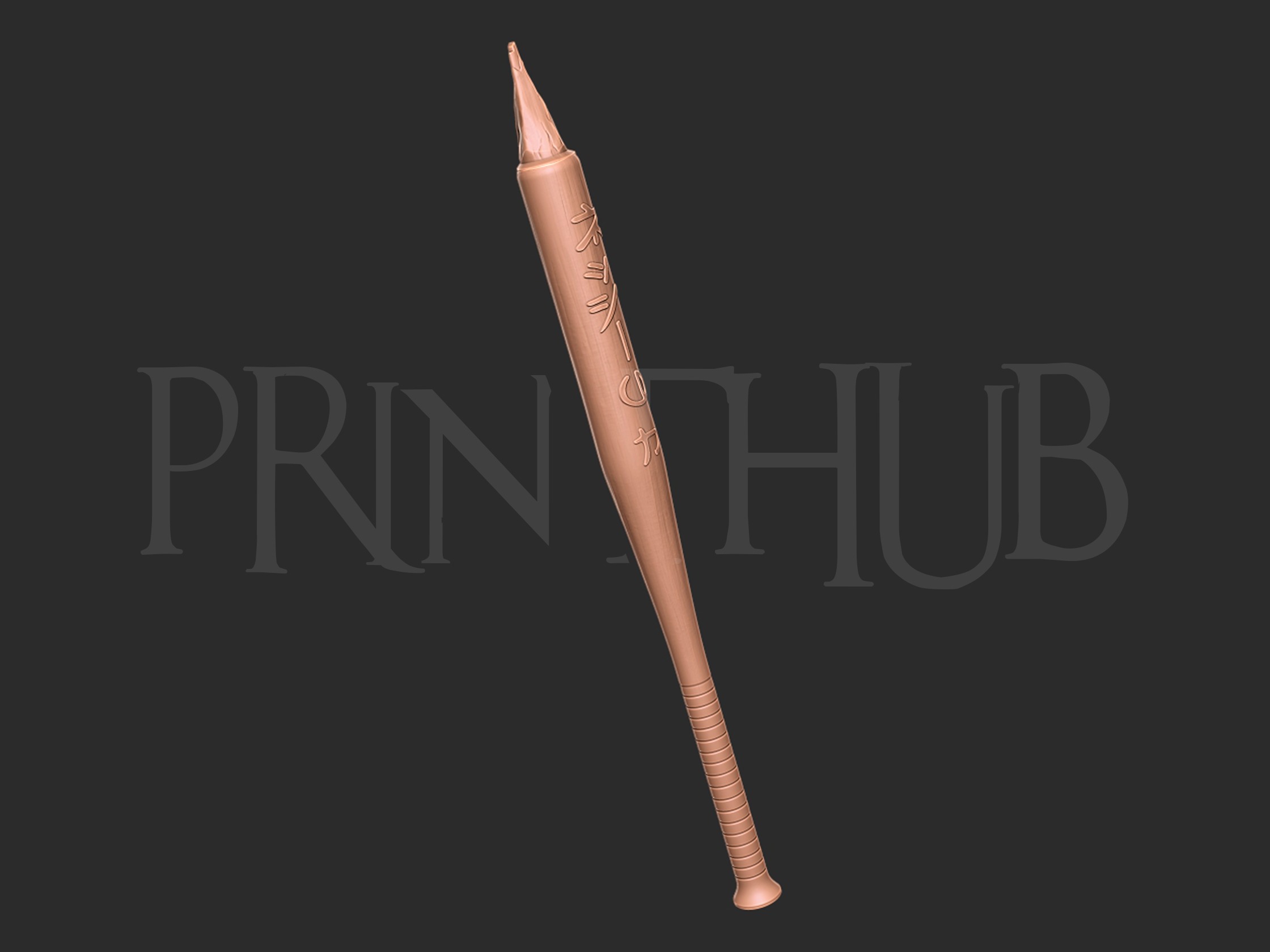 Dandadan Seiko Ayase Bat for cosplay V 2 3D print model_1