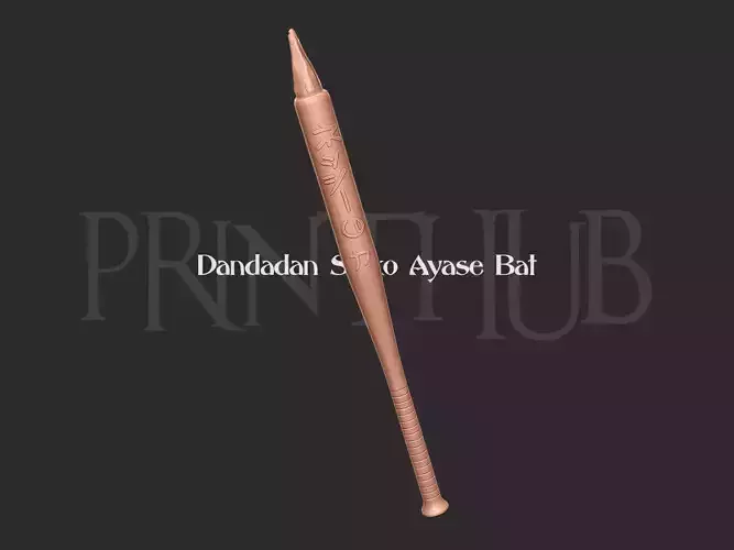 Dandadan Seiko Ayase Bat for cosplay V 2 3D print model
