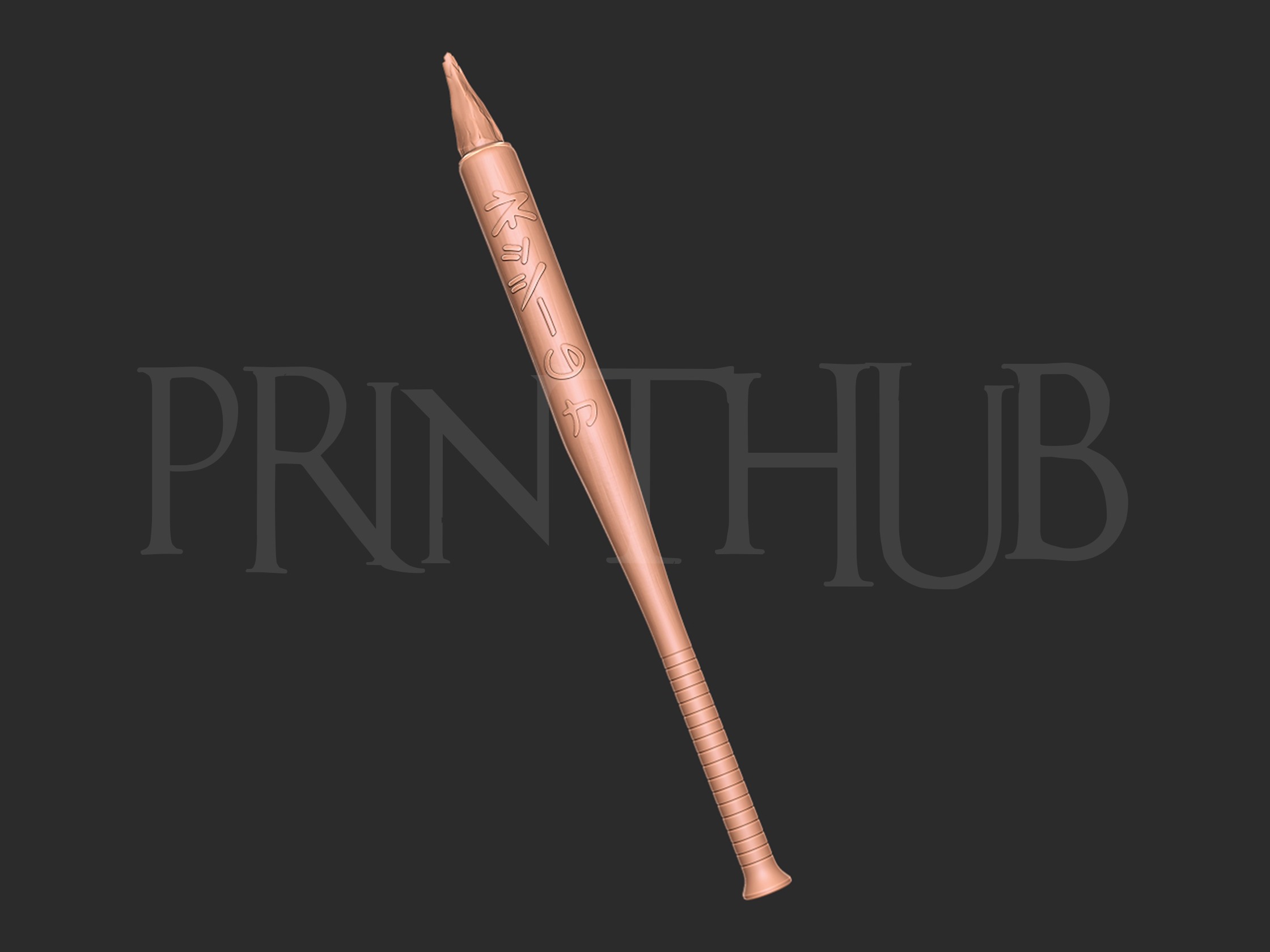 Dandadan Seiko Ayase Bat for cosplay V 2 3D print model_3