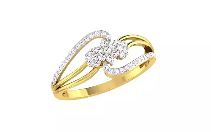 Women Ring Render 3dm STL OBJ FBX Details