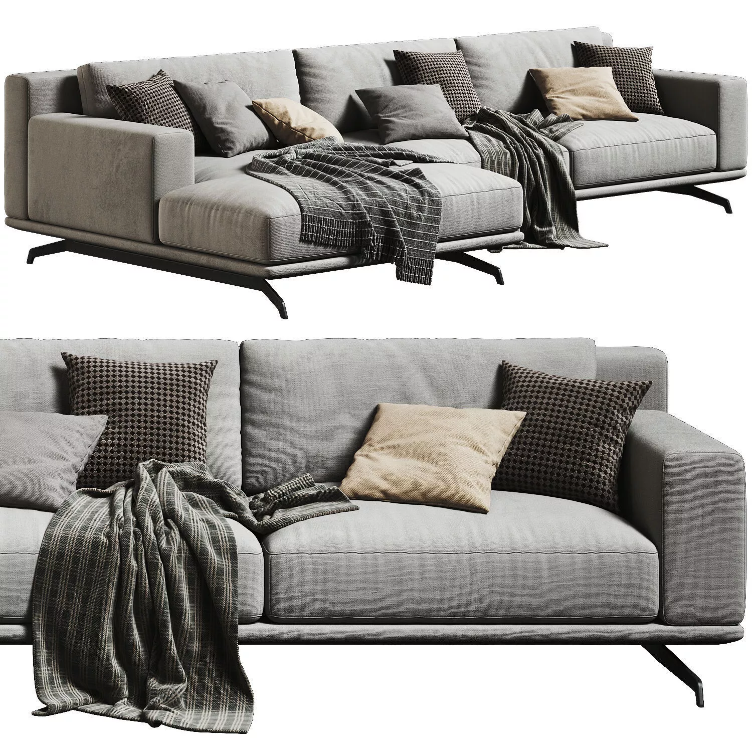 Arflex Hollywood 3 Seats 3D model