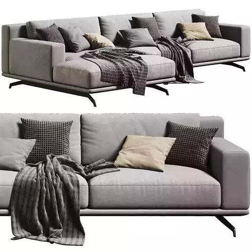 Arflex Hollywood 3 Seats 3D model