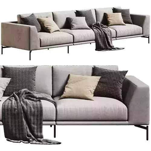 Arflex Hollywood 3 Seats 3D model