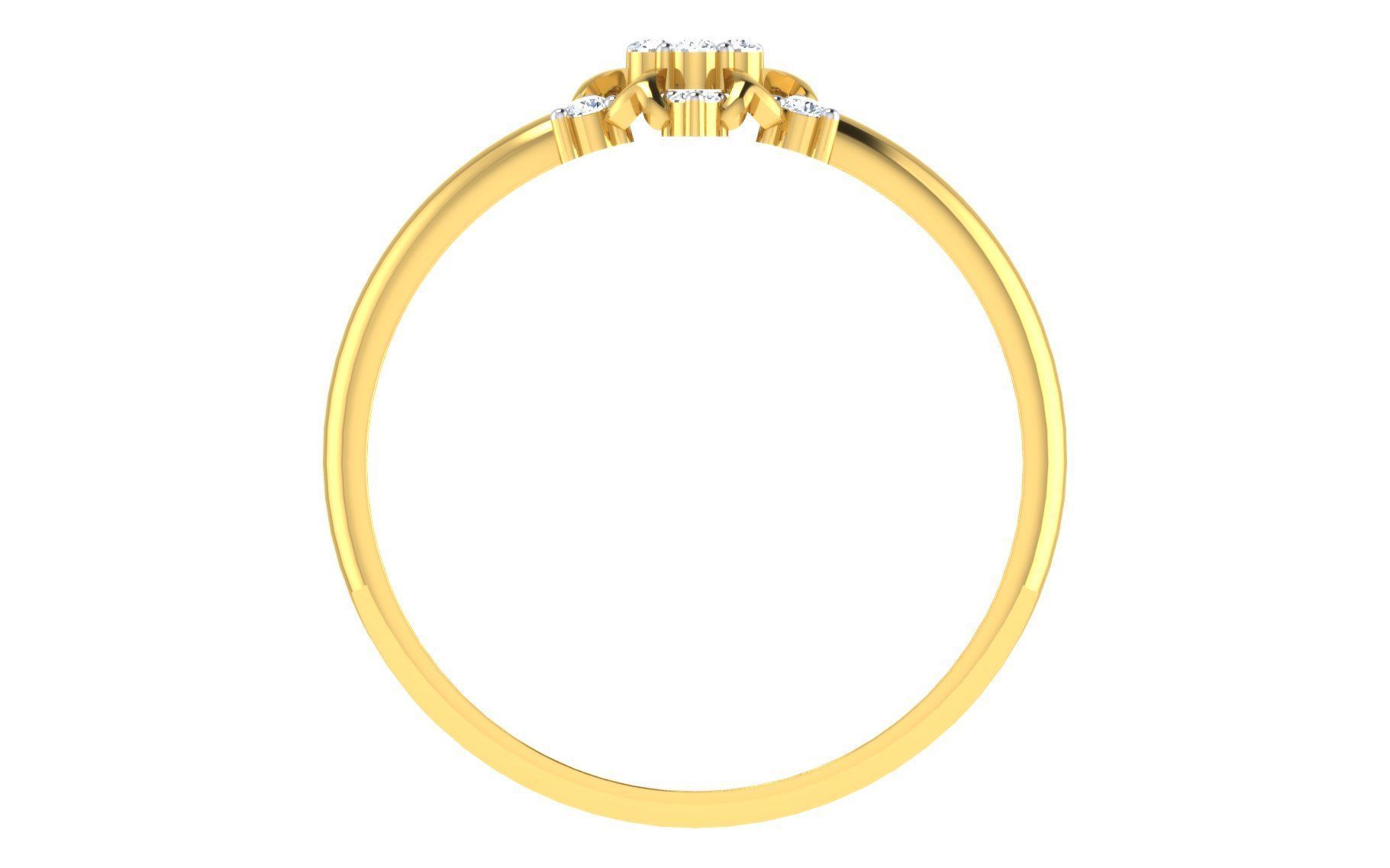 Women Ring Render 3dm STL OBJ FBX Details 3D print model_3