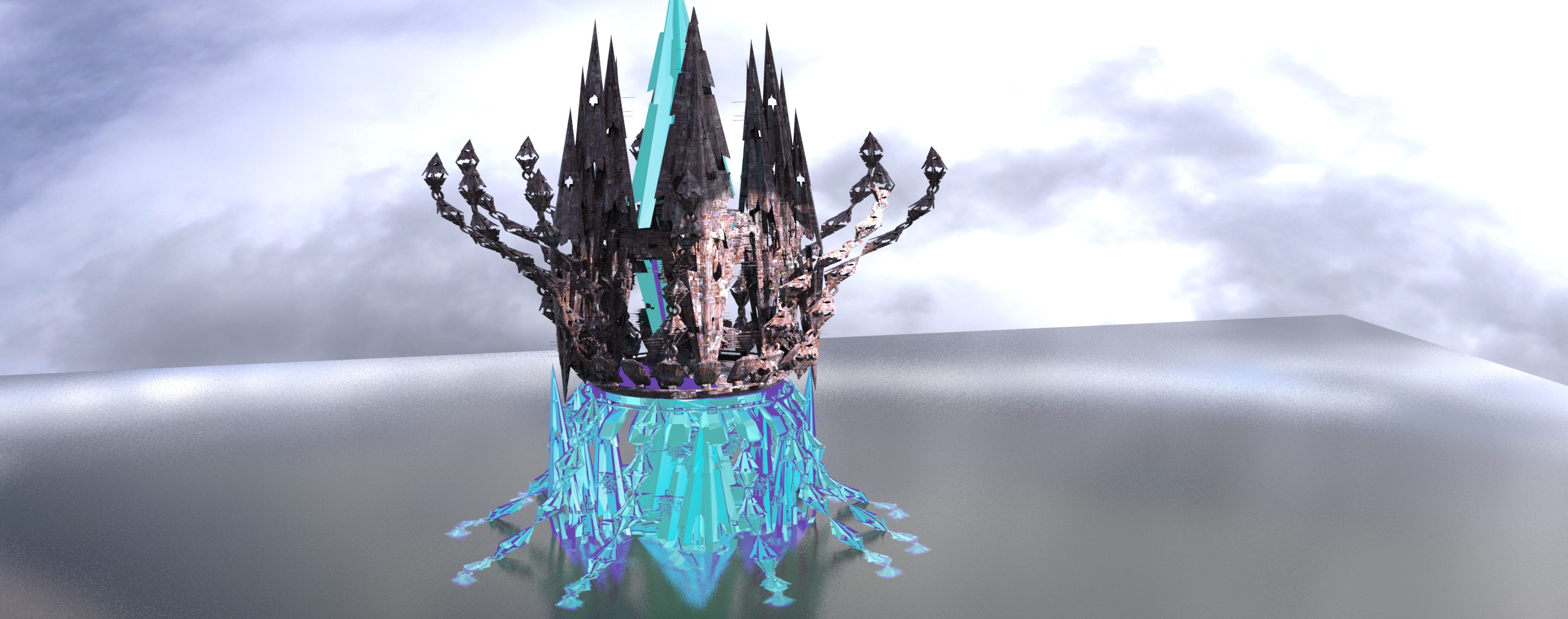 Nautical Squid ship 7 Low-poly 3D model_1