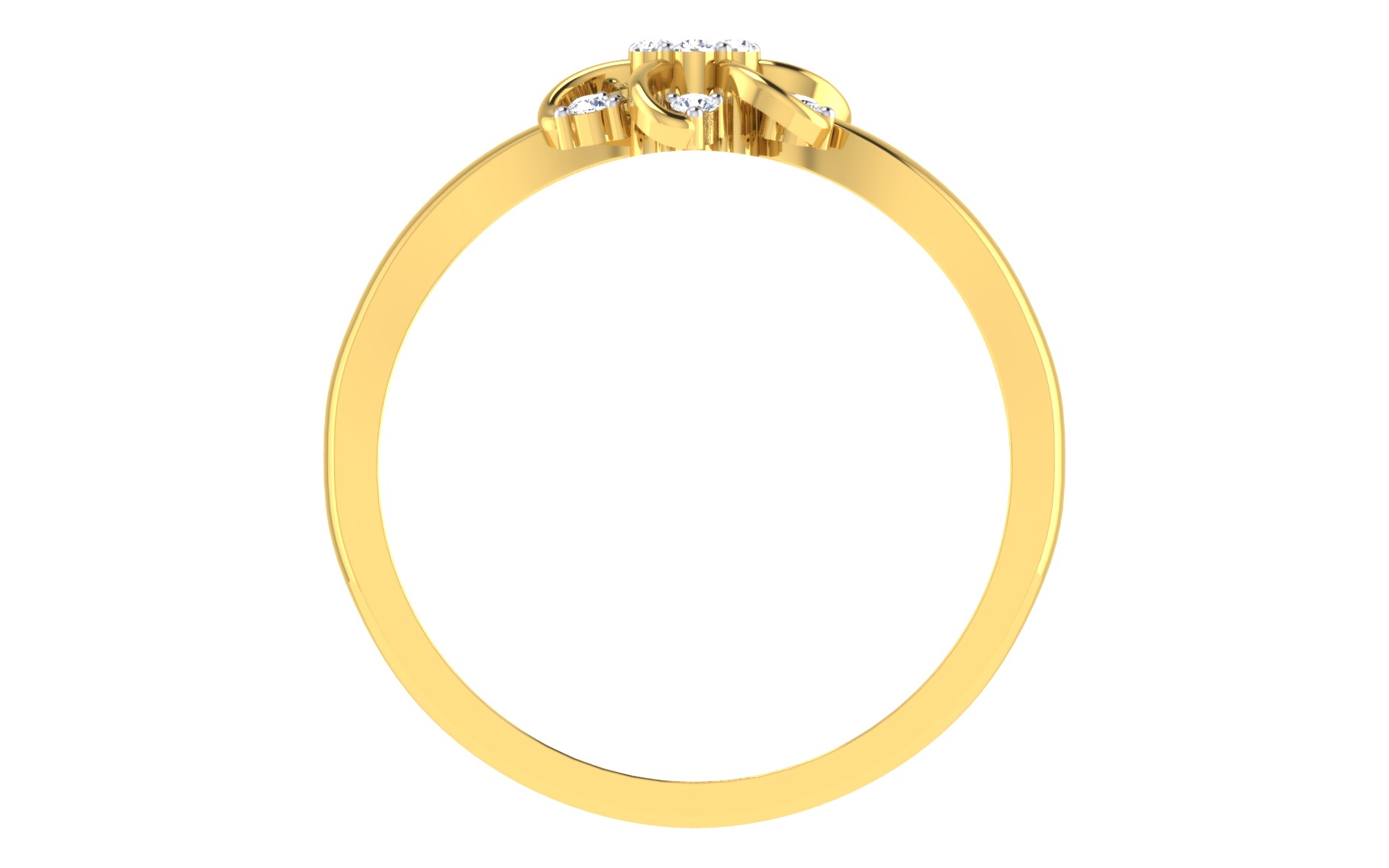 Women Ring Render 3dm STL OBJ FBX Details 3D print model_4