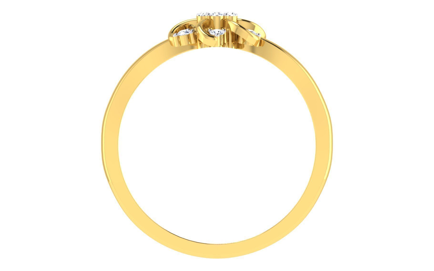 Women Ring Render 3dm STL OBJ FBX Details 3D print model_3