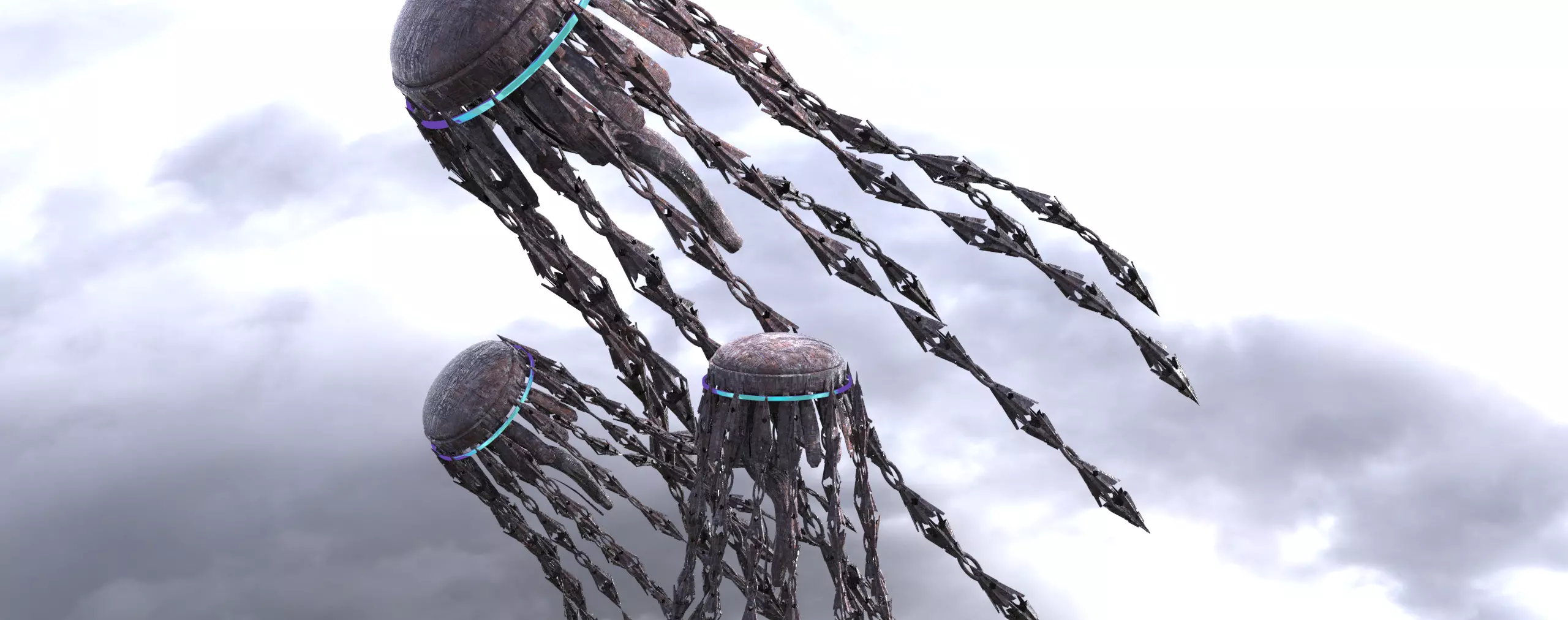 Nautical Squid ship 8  Low-poly 3D model_0