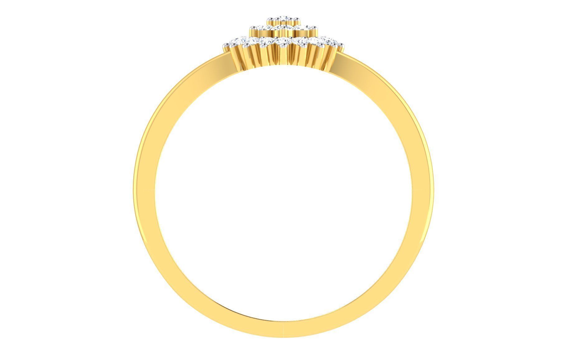 Women Ring Render 3dm STL OBJ FBX Details 3D print model_3