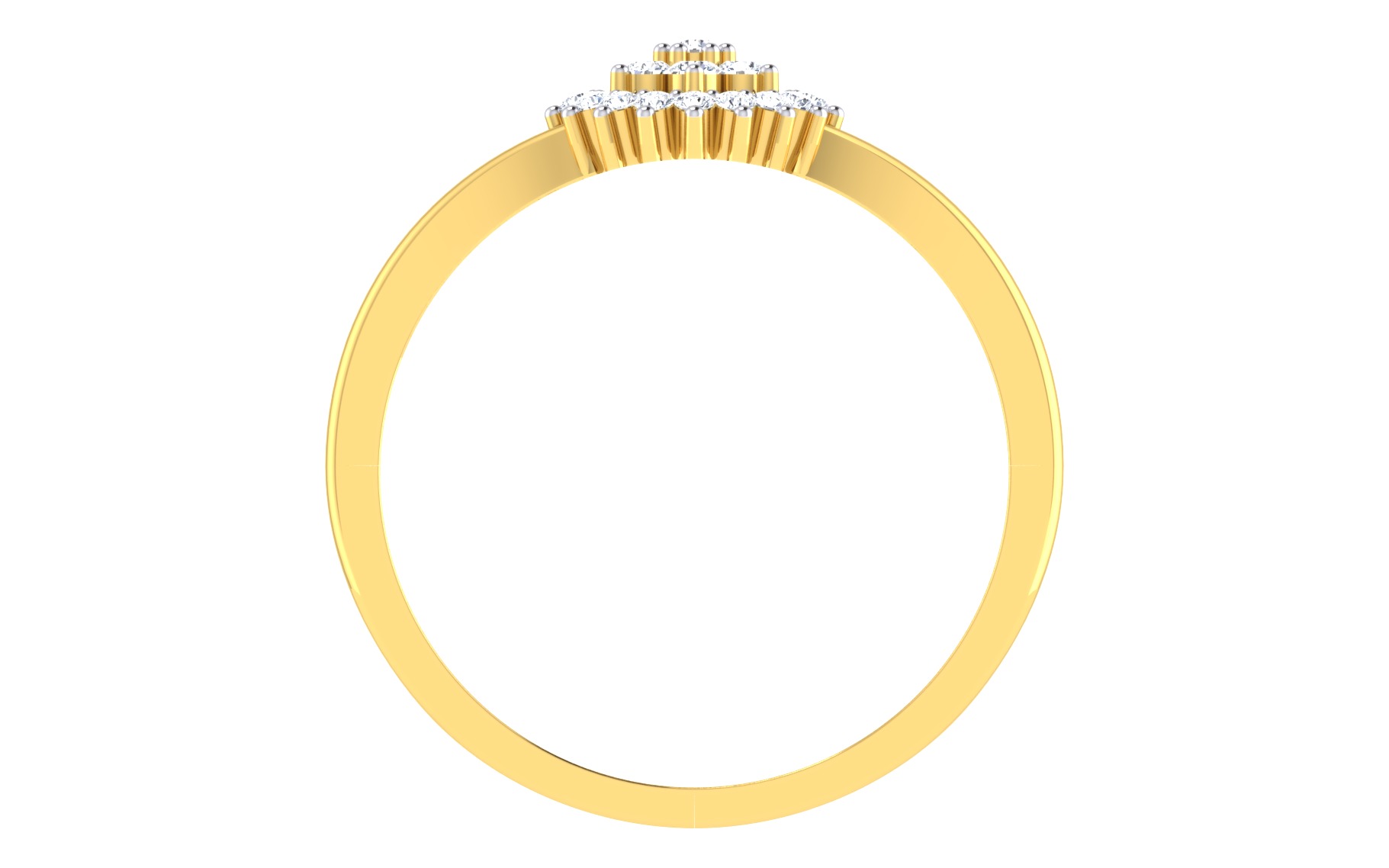 Women Ring Render 3dm STL OBJ FBX Details 3D print model_4