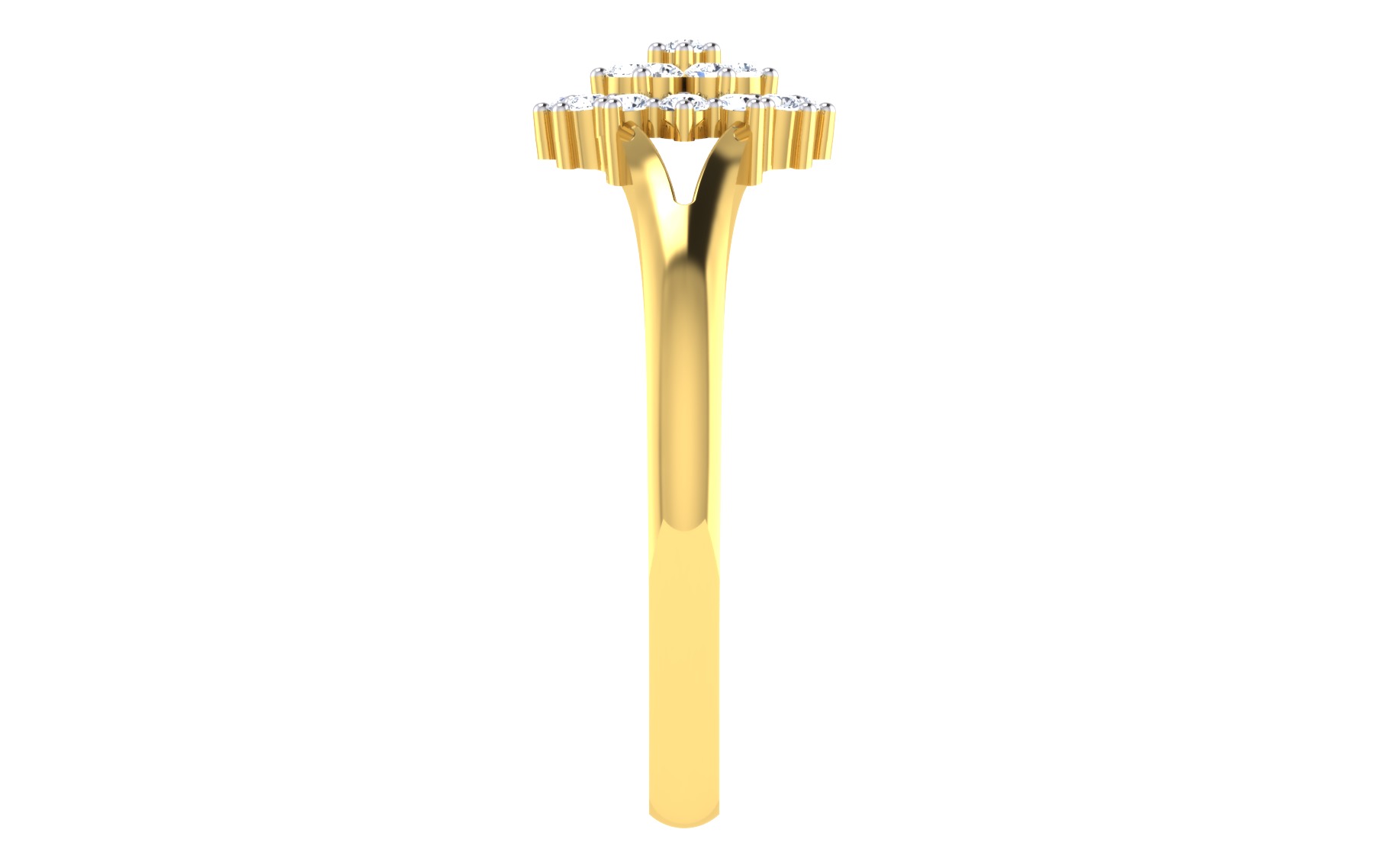 Women Ring Render 3dm STL OBJ FBX Details 3D print model_6