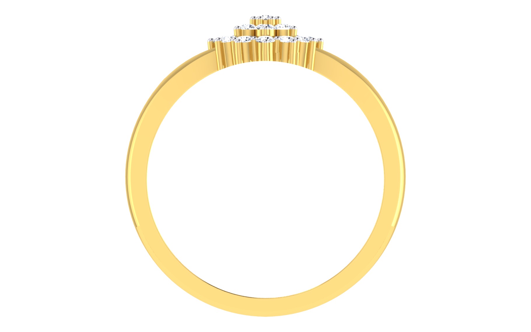 Women Ring Render 3dm STL OBJ FBX Details 3D print model_4