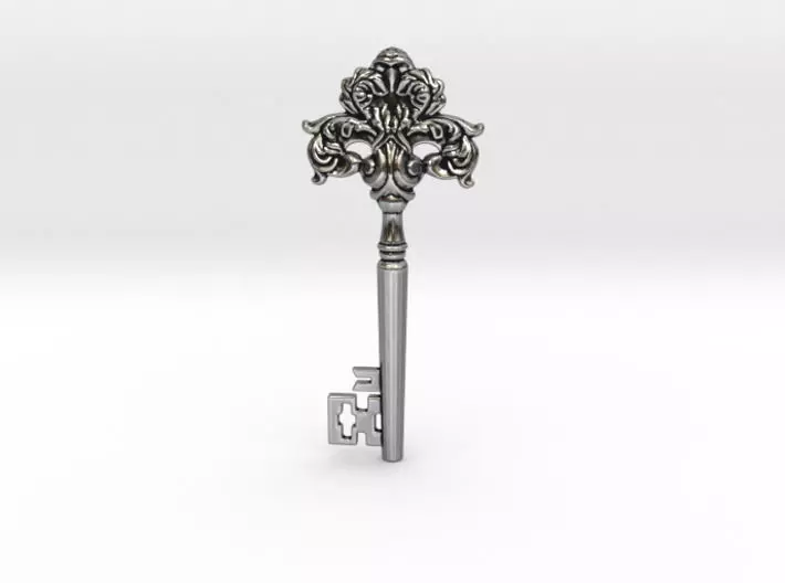 Baroque Key 3D print model_0