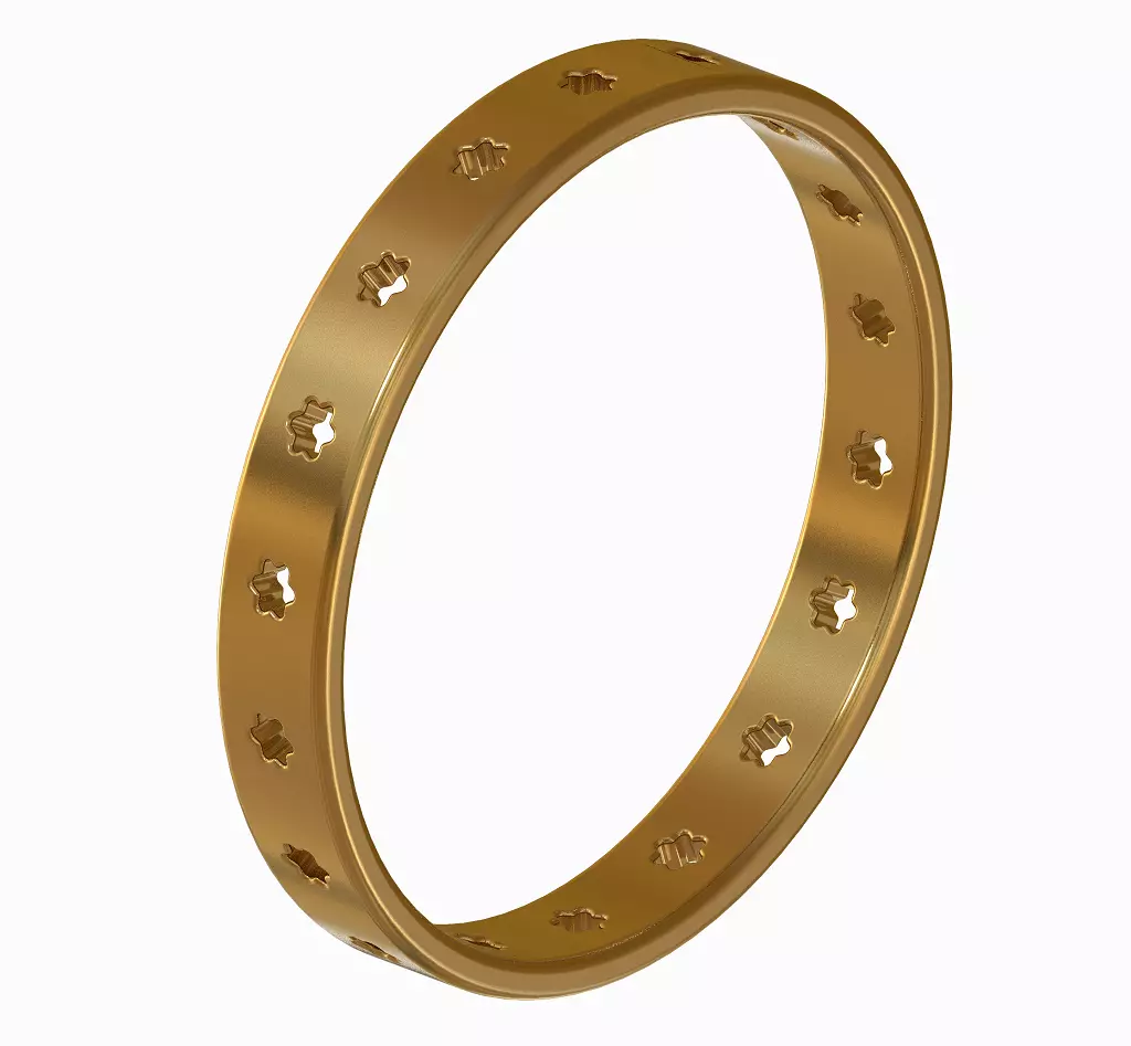 Prestigious Fancy Bangle 3D print model_0