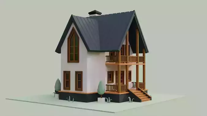 Low Poly House