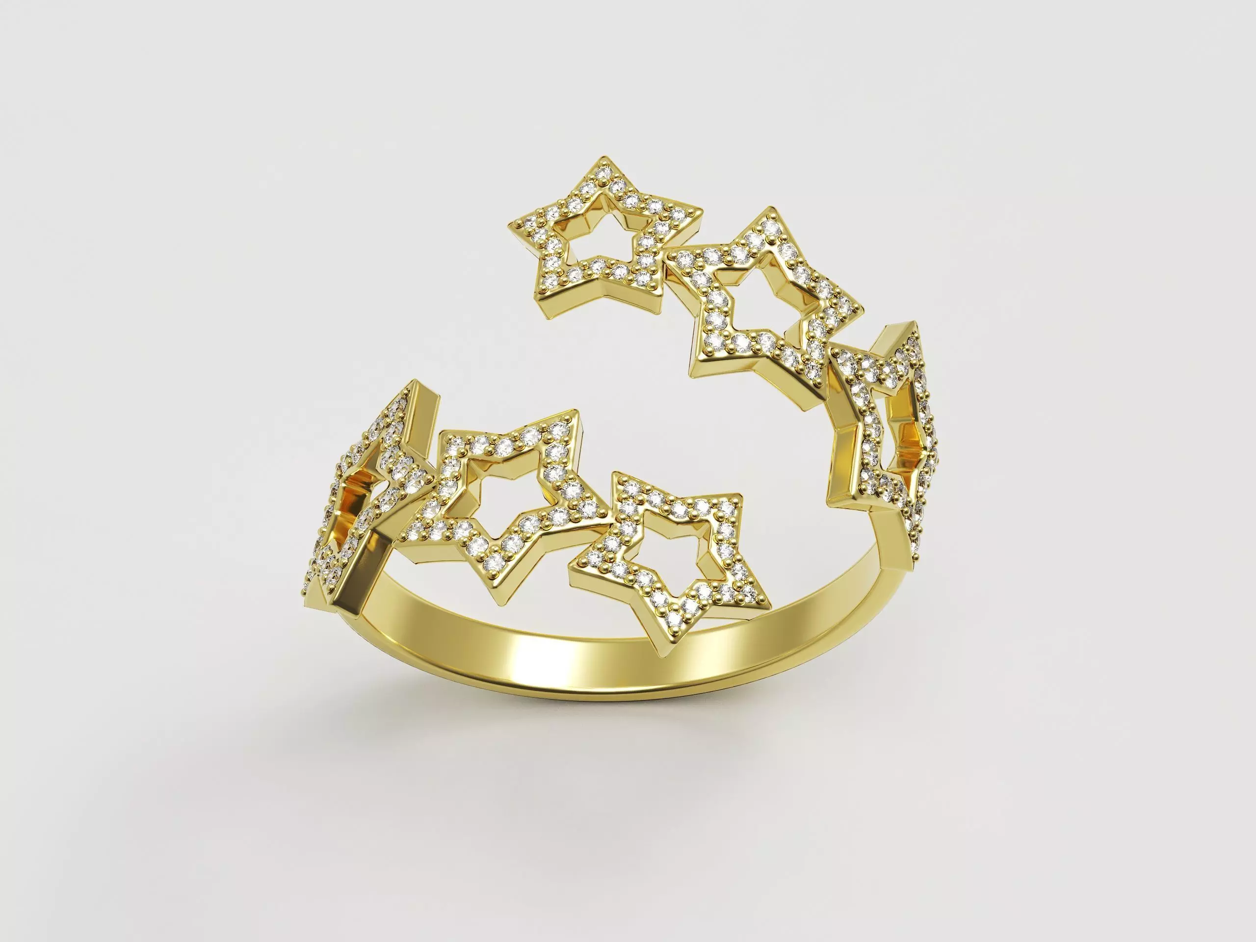 Star Ring 3D print model
