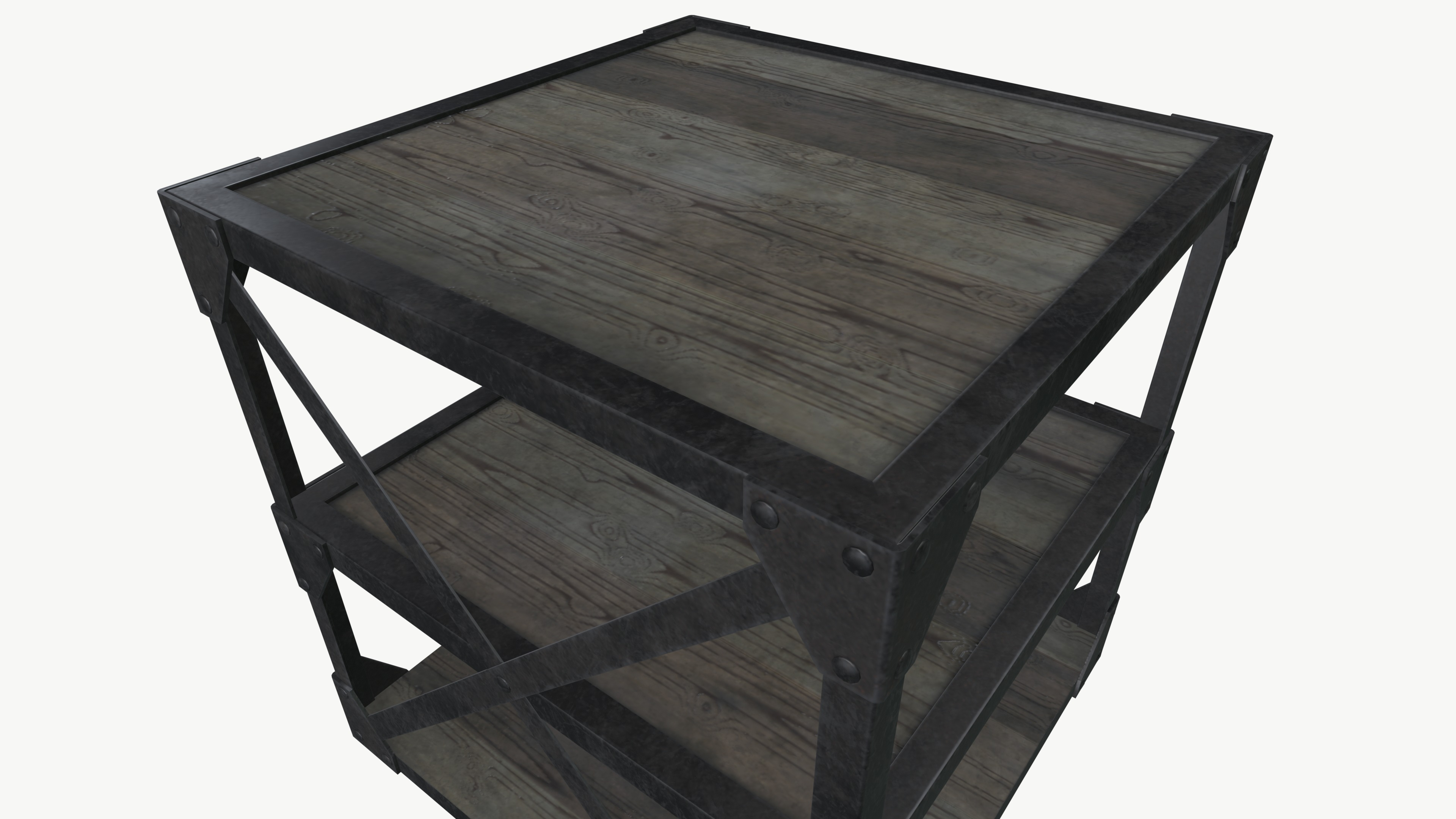 industrial table 3D model_4