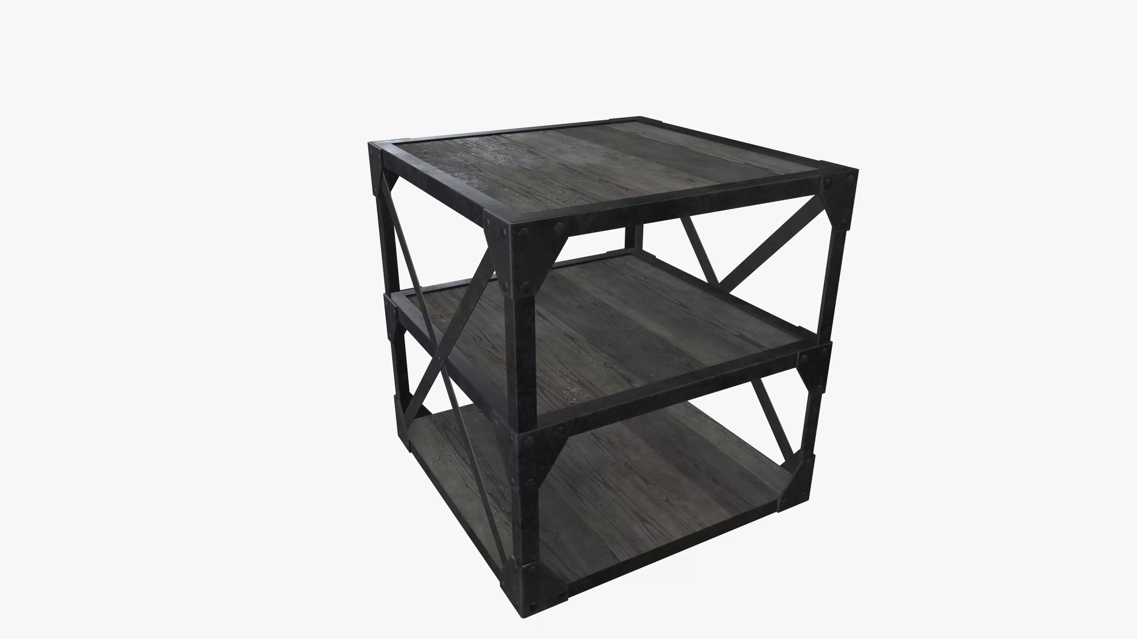 industrial table 3D model_0