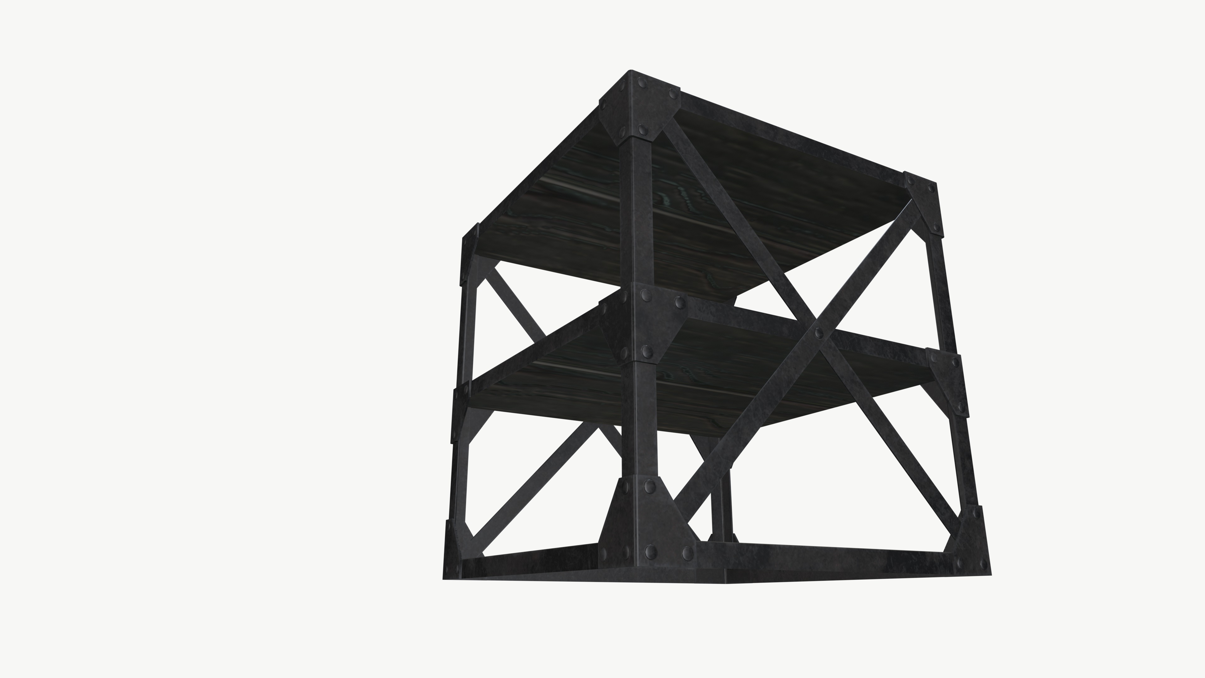 industrial table 3D model_3