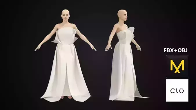 Event Dress Marvelous Designer