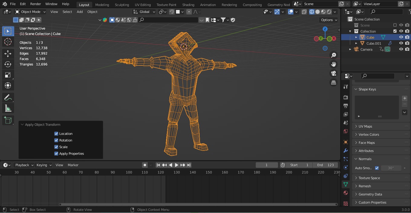 Futuristic Sci-Fi Robot Alien  Low Poly with PBR Textures Low-poly 3D model_5
