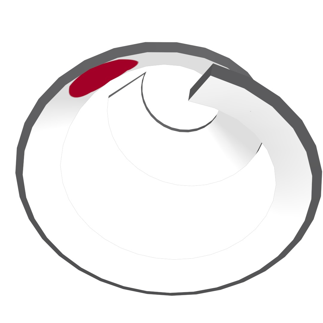 Japan Flag on a double helical spiral structure 3D model_30